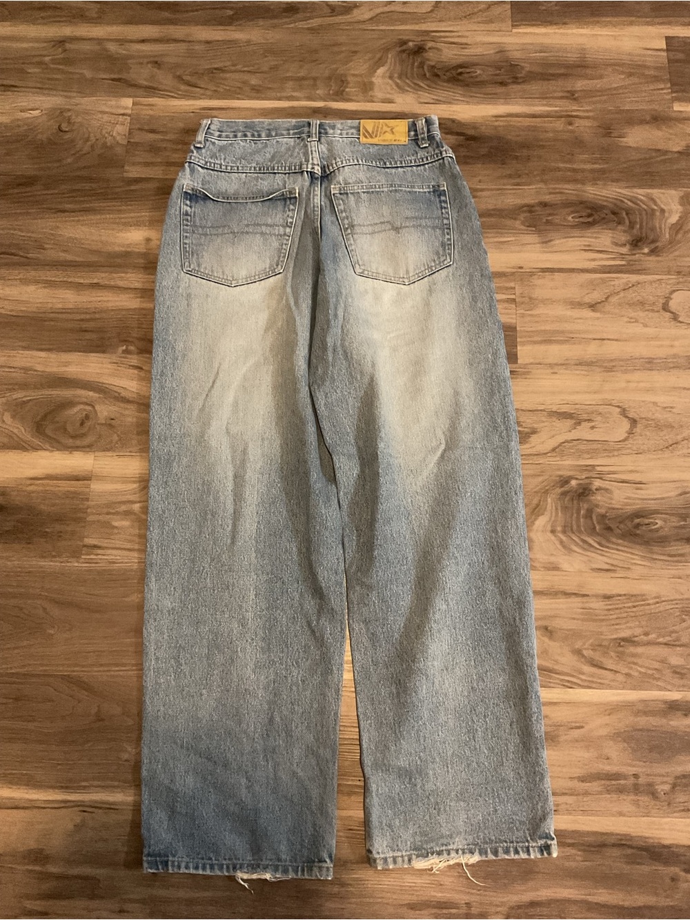 Vibe Men's Relaxed Straight Jeans - Faded Light Blue